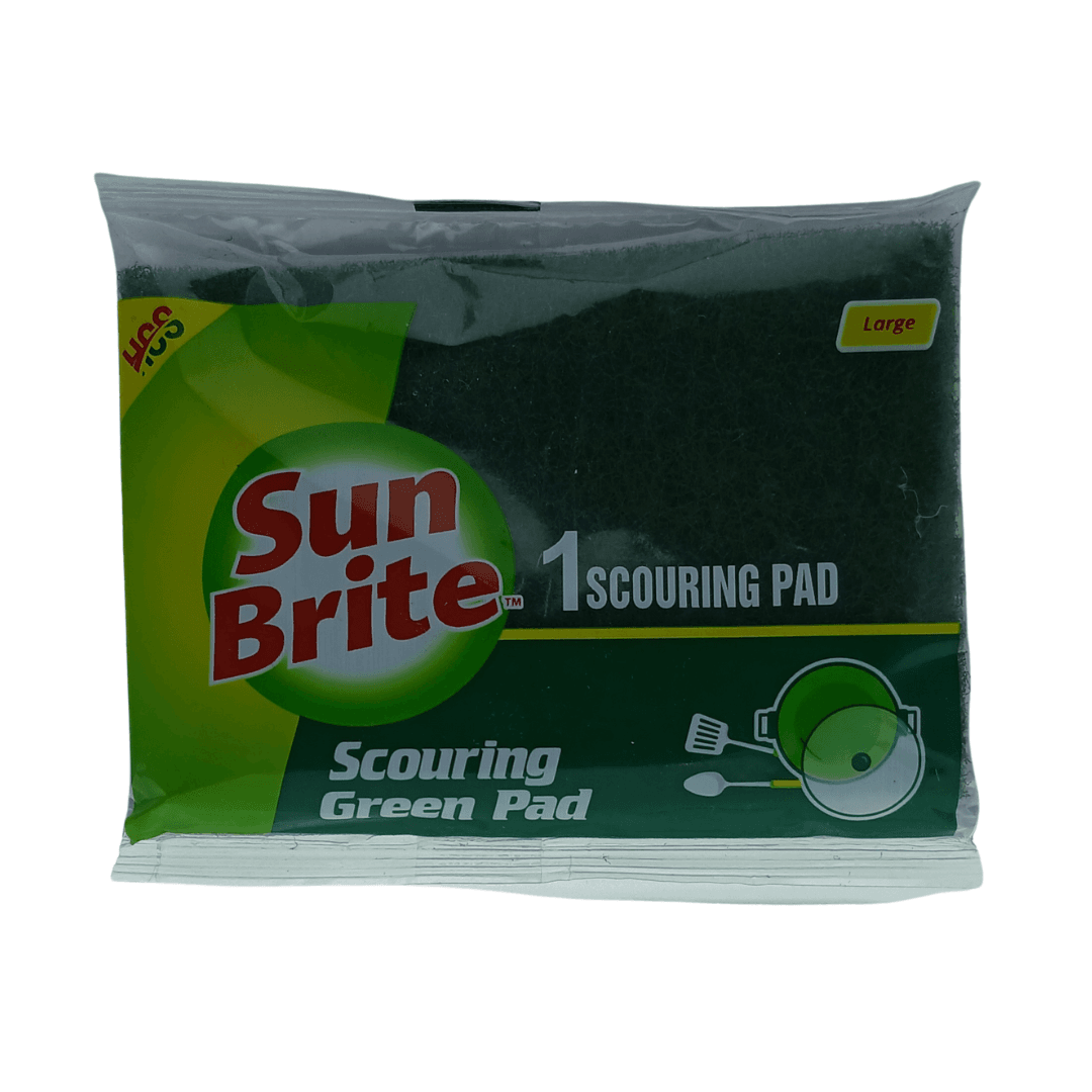 Sun Brite Scouring Green Pad (1 Scouring Pad)