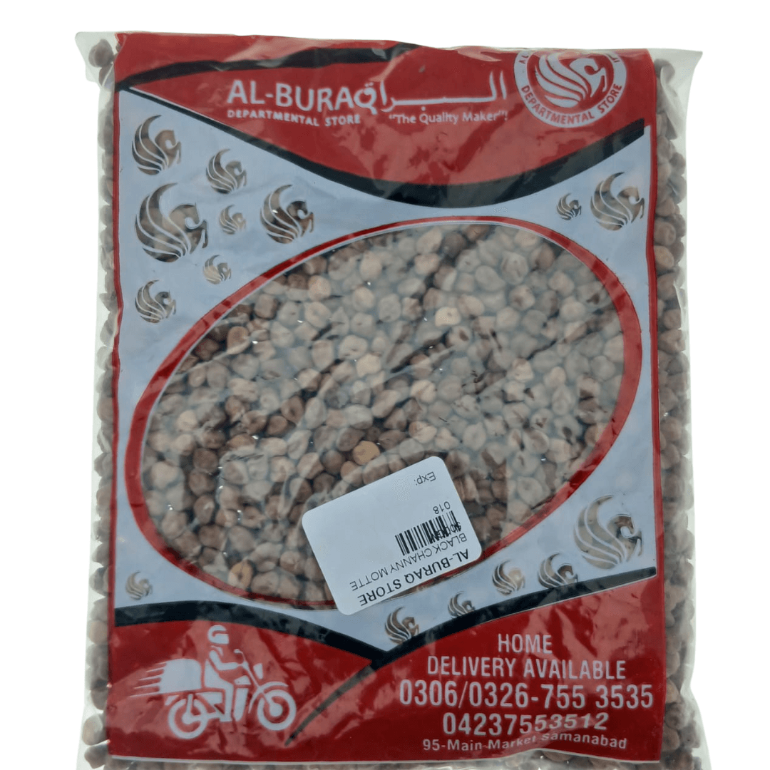 Al-Buraq Black Chana Motte (500Gm)