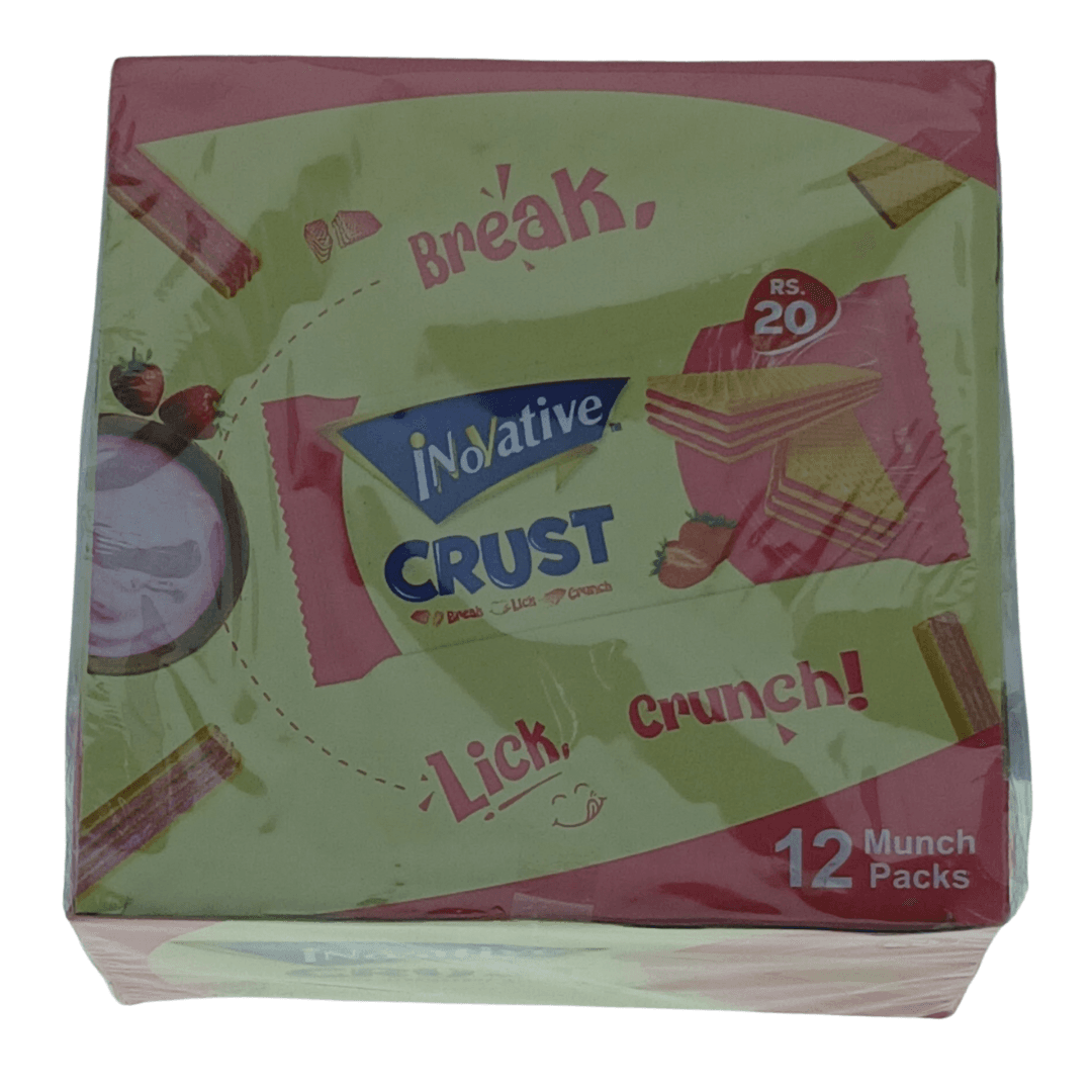 Inovative Crust Strawberry Wafers (12 Packs)