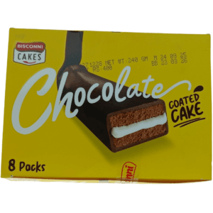 Bisconni Chocolate Coated Cake (8 Packs)