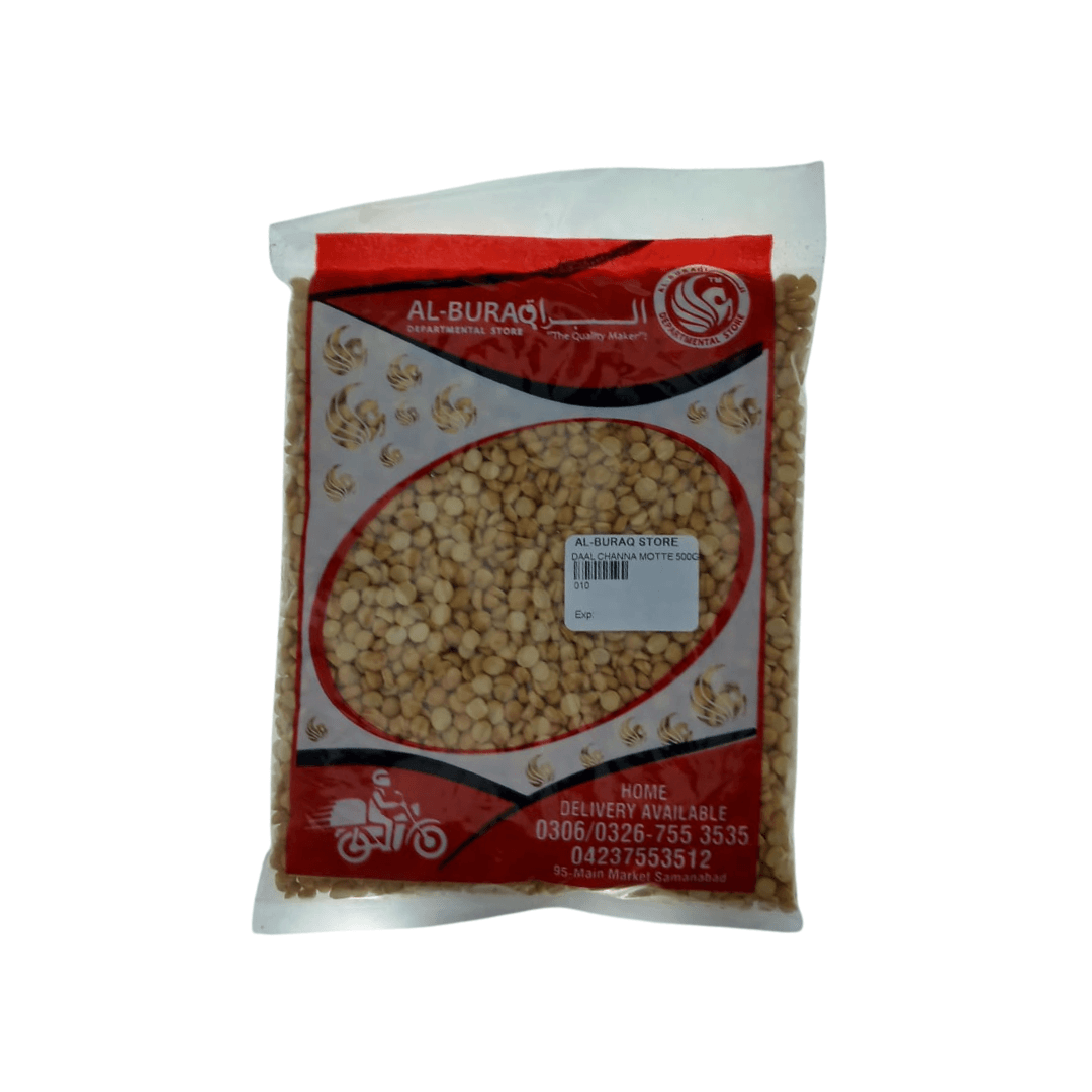 Al-Buraq Daal Chana Motte (500Gm)